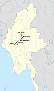 Flusskreuzfahrt von Bagan nach Mandalay mit der Belmond Road to Mandalay