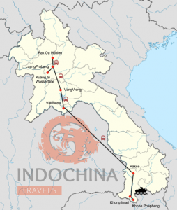 Laos mit Mini-Kreuzfahrt auf dem Mekong