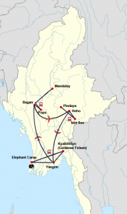 Private Myanmar Rundreise mit Besuch eines Elefantencamps