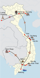 Indochina intensive mit Badeurlaub in Phan Thiet/Mui Ne oder auf Phu Quoc