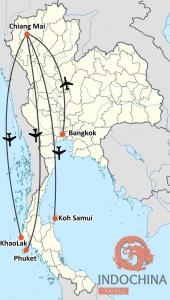 Bangkok, Nordthailand und Badeurlaub in Khao Lak/Phuket oder Koh Samui