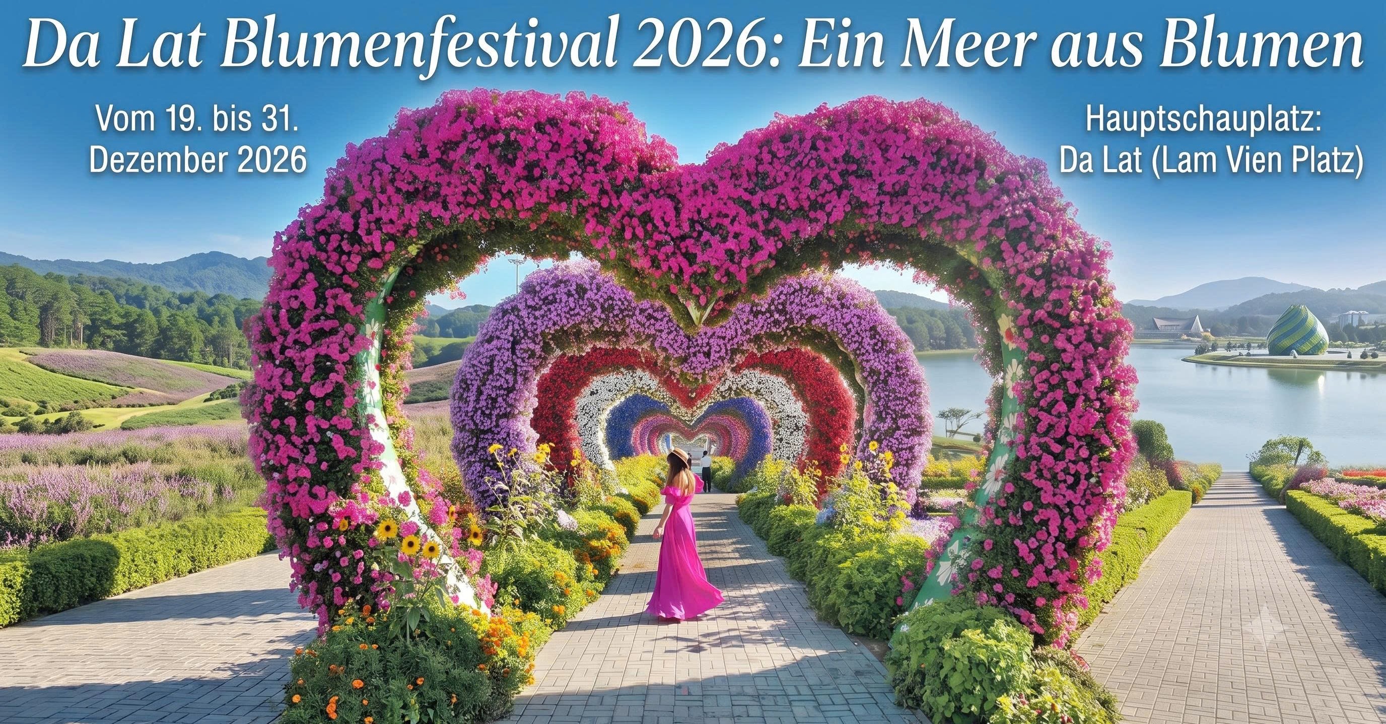 Da Lat Blumenfestival 2026: Blütenpracht in Vietnam