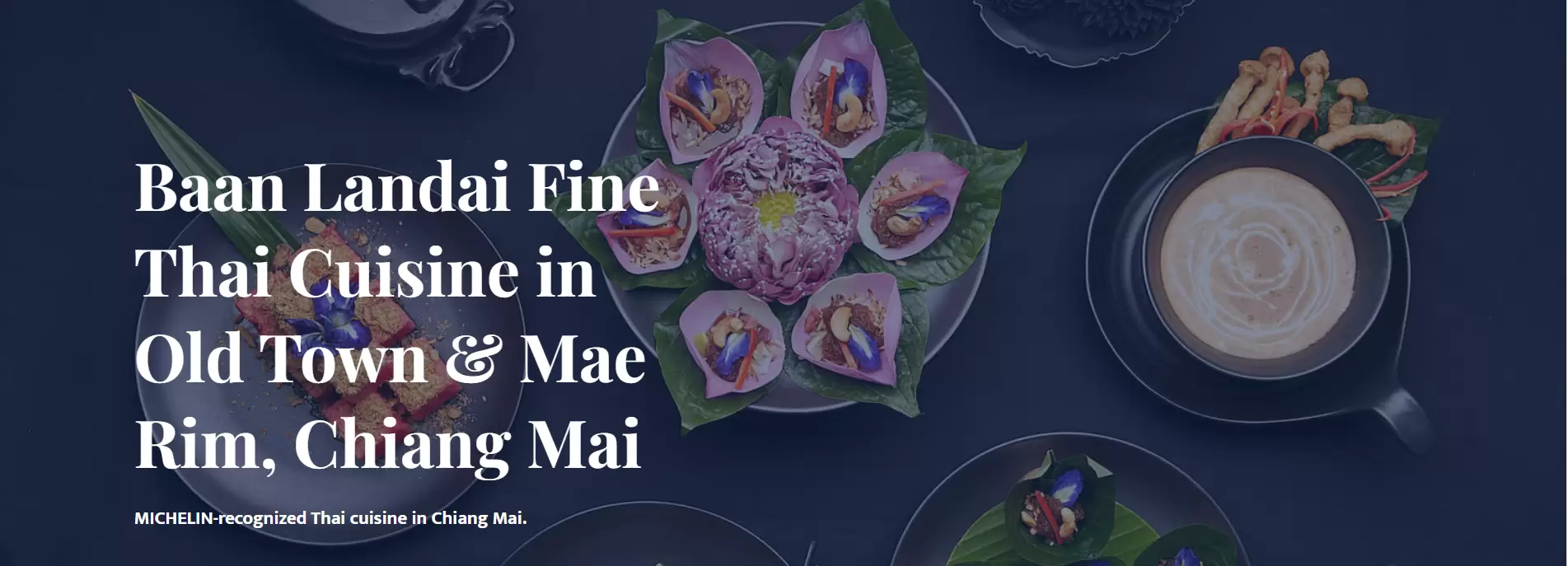 Baan Landai Fine Thai Cuisine – Michelin-Restaurant mit authentischer Thai-Küche