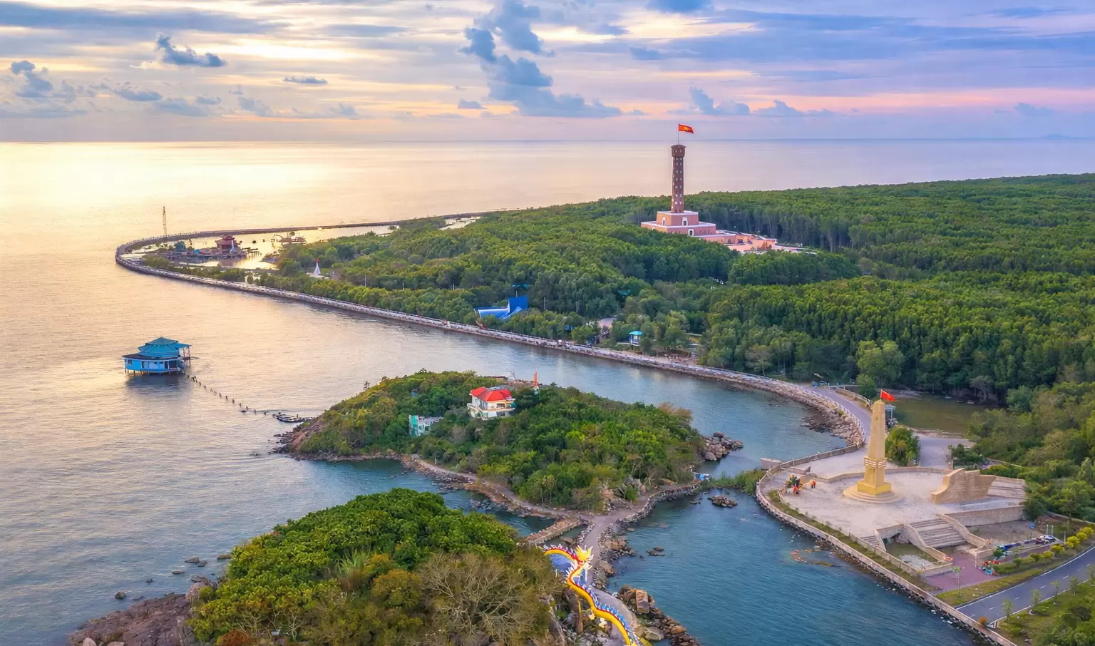 Sonnenuntergang an der Südwestküste Vietnams – Die stille Schönheit der Insel Da Bac