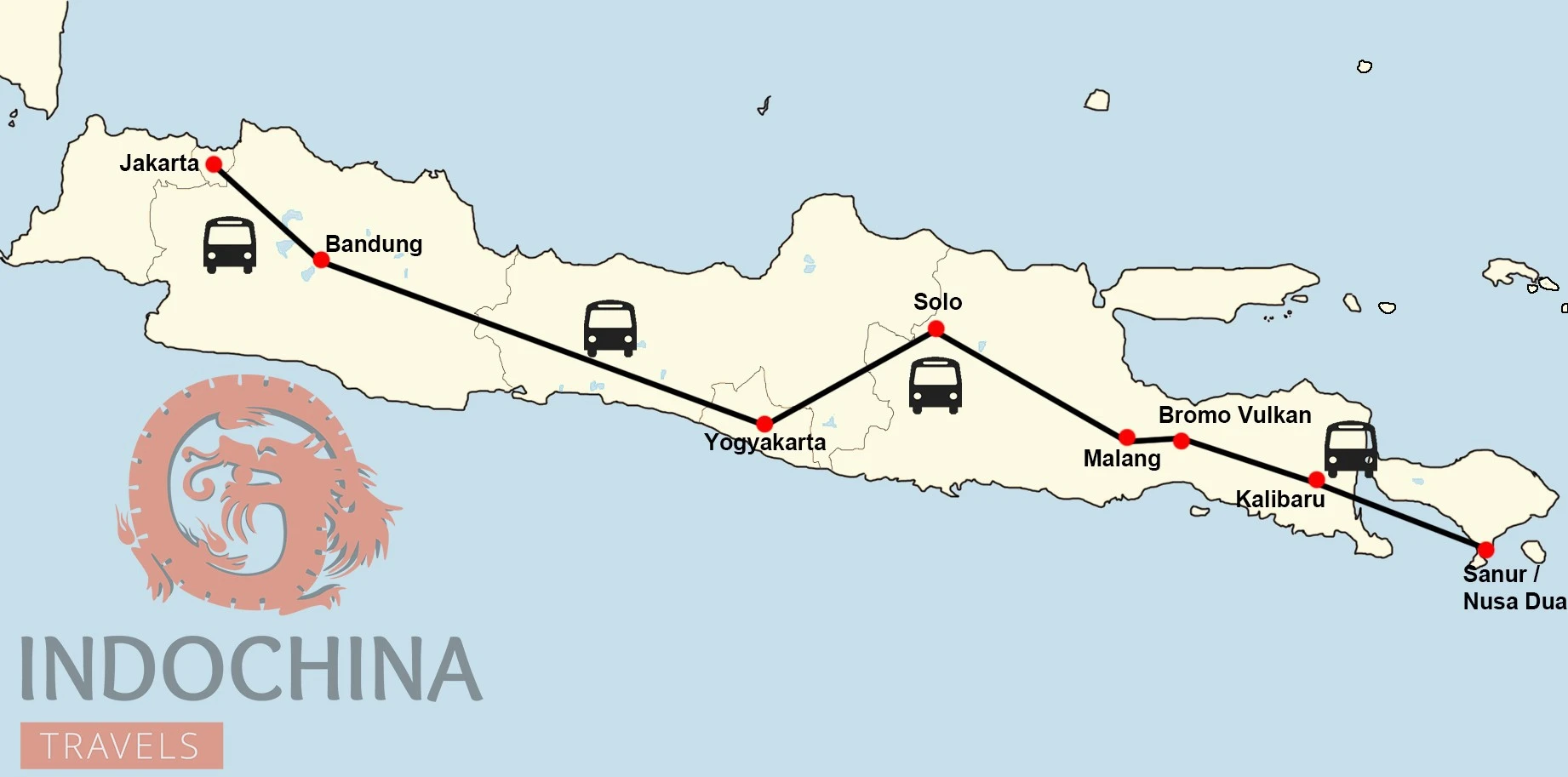 Javas Facettenreichtum & Bali Strandparadies