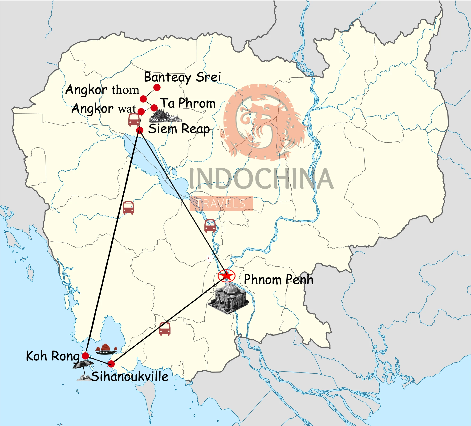 Kambodscha Relax & Discover – Tempel & Inselparadies Koh Rong