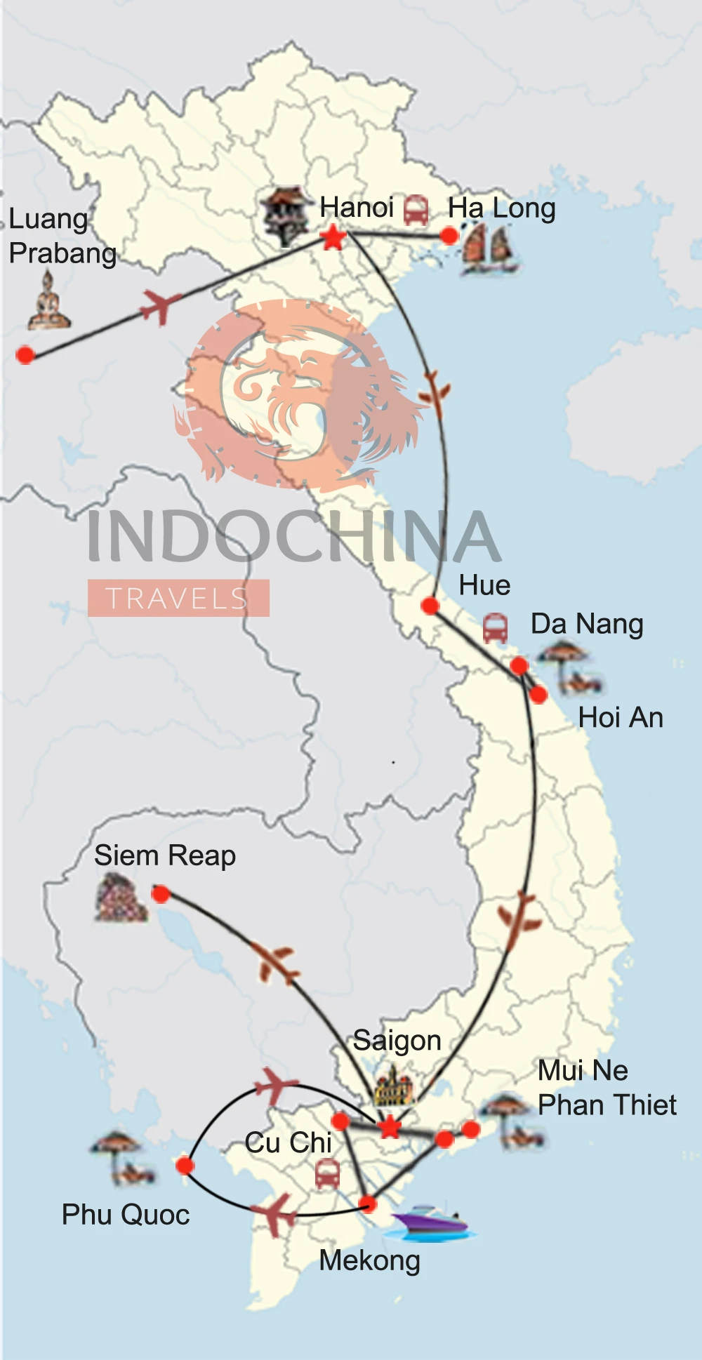 Indochina Intensiv – Vietnam & Kambodscha mit Badeparadies